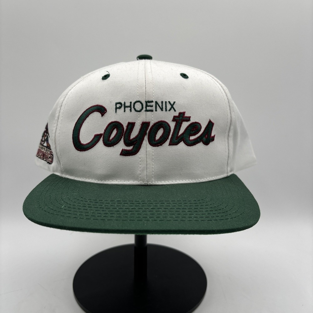 Phoenix Coyotes Sports Specialties Script Hat Vintage Snapback Arizona Twill NHL